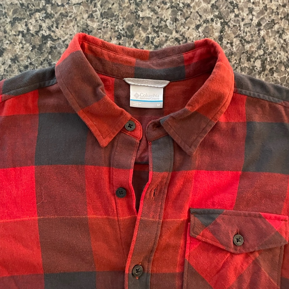 Columbia Men’s Flannel Shirt - Picture 2 of 9